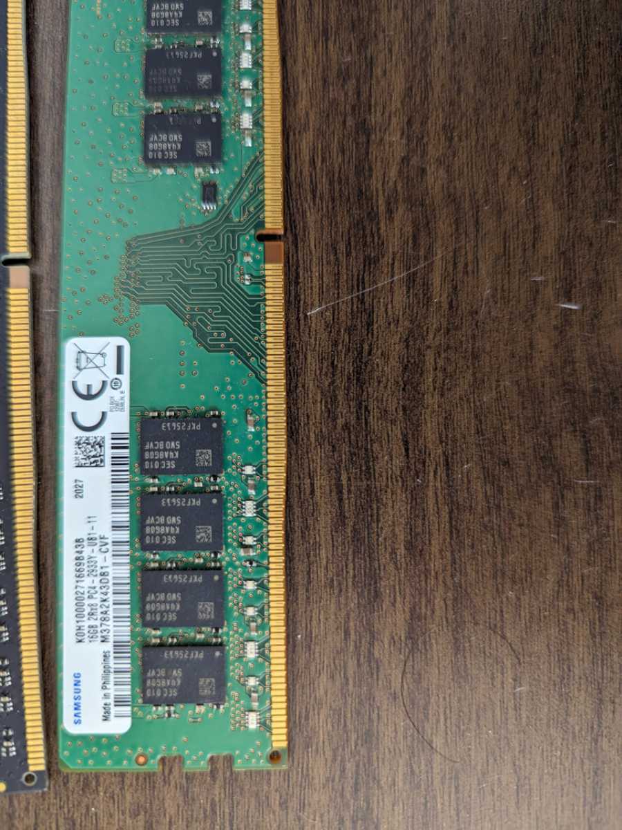パソコンメモリ　 DDR4 　16GB　32GB　8GB 規格混じり　全6枚　　ジャンク _画像2