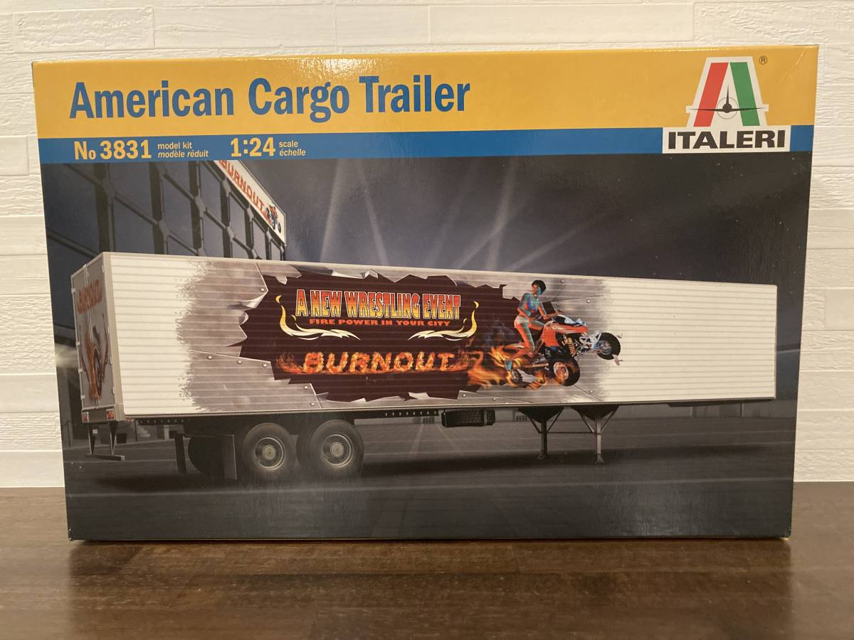 希少！新品未開封　テープ封有り　ITALERI　American Cargo Trailer_画像1