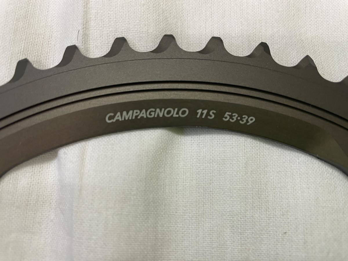 Campagnolo カンパニョーロ RECORD レコード 11S アウター53T 4 Campagnolo カンパニョーロ RECORD レコード 11S アウター53T 4