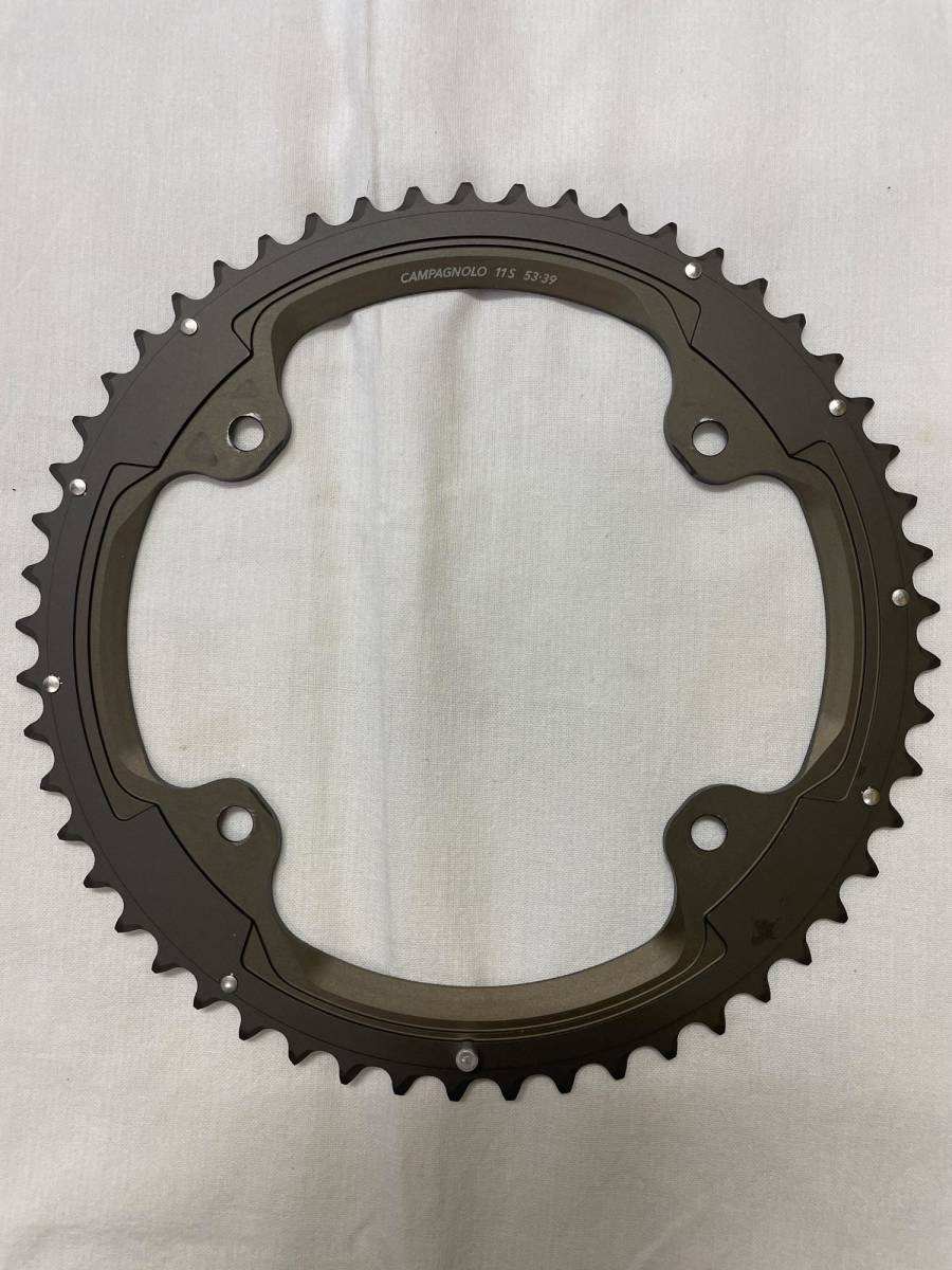 Campagnolo カンパニョーロ RECORD レコード 11S アウター53T 4 Campagnolo カンパニョーロ RECORD レコード 11S アウター53T 4
