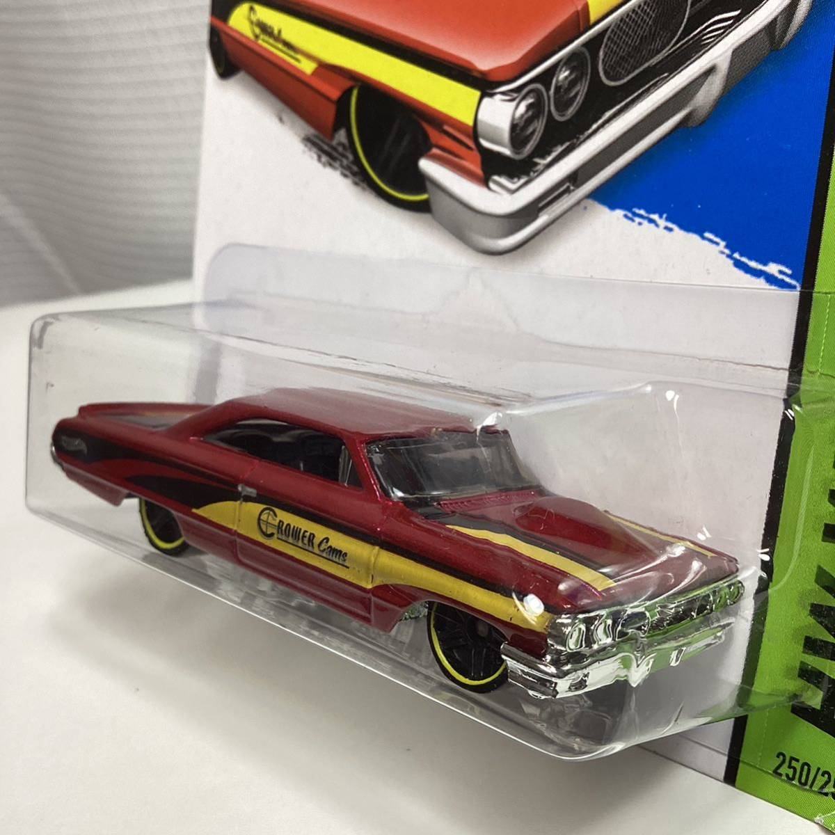 ☆ホットウィール☆ カスタム　'64 フォード　ギャラクシー　500 赤　Hot Wheels _画像3