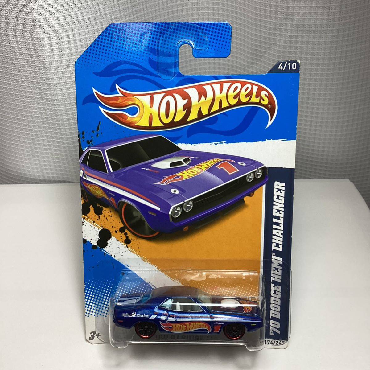 ☆ホットウィール☆ '70 ダッジ ヘミ　チャレンジャー レースチームシリーズ Hot Wheels _画像2