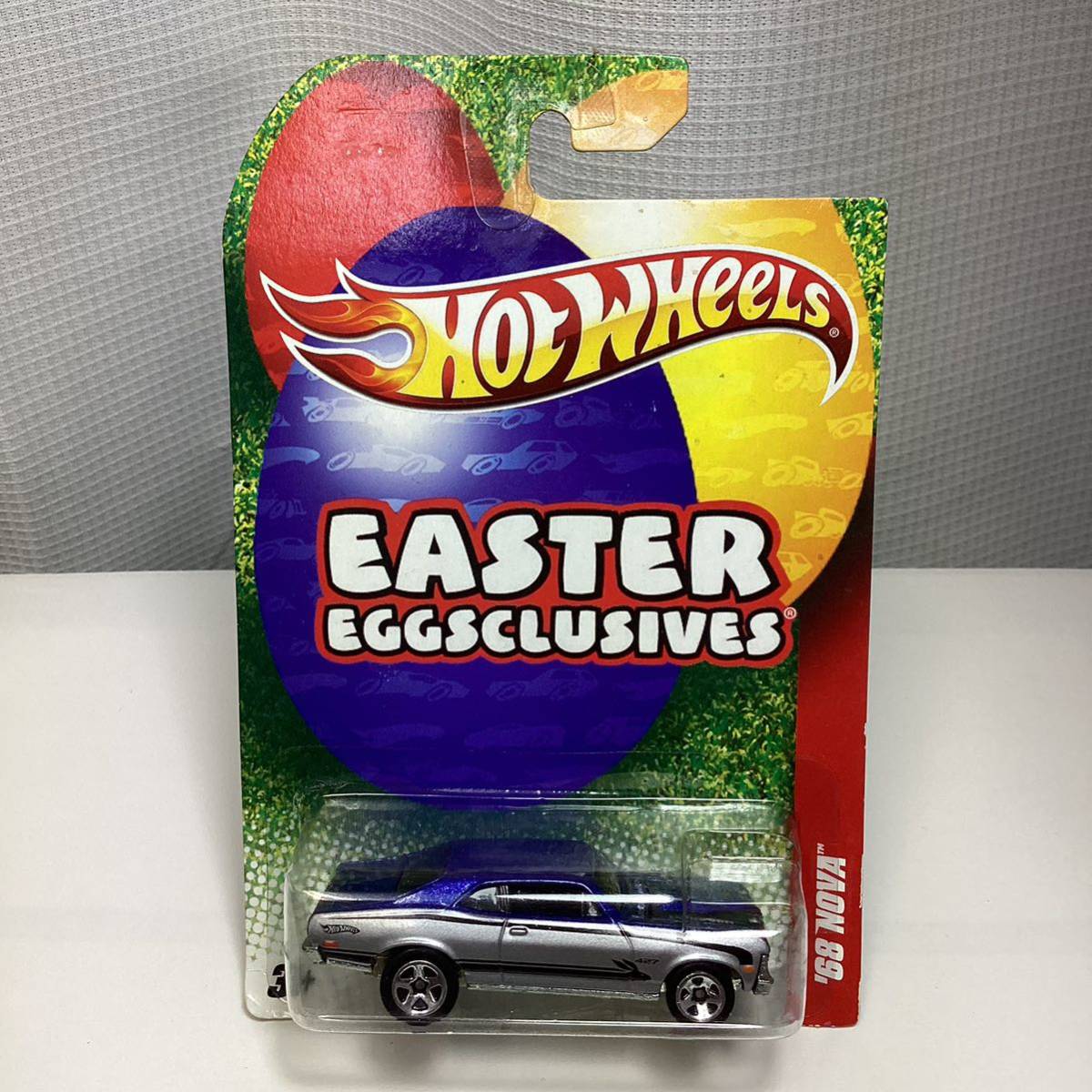 【Walmart限定】☆ホットウィール☆ '68 シボレー　ノバ　イースター　メタル　Hot Wheels _画像2