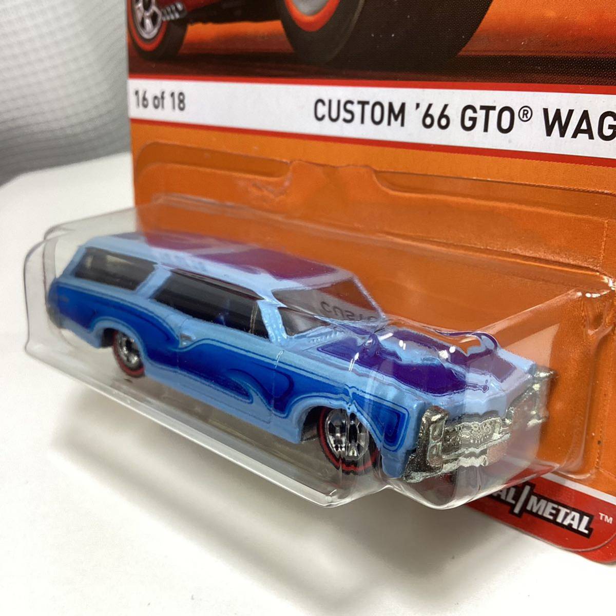 ☆ホットウィール☆ カスタム　'66 ポンティアック　GTO ワゴン　Redline レッドライン　Hot Wheels _画像3