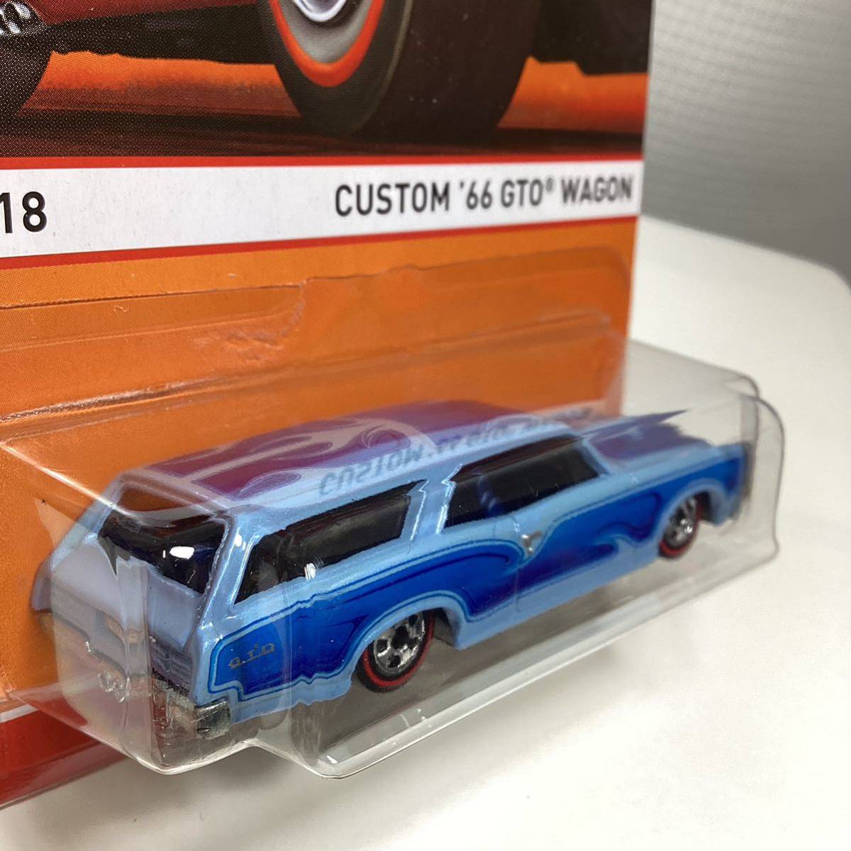 ☆ホットウィール☆ カスタム　'66 ポンティアック　GTO ワゴン　Redline レッドライン　Hot Wheels _画像4