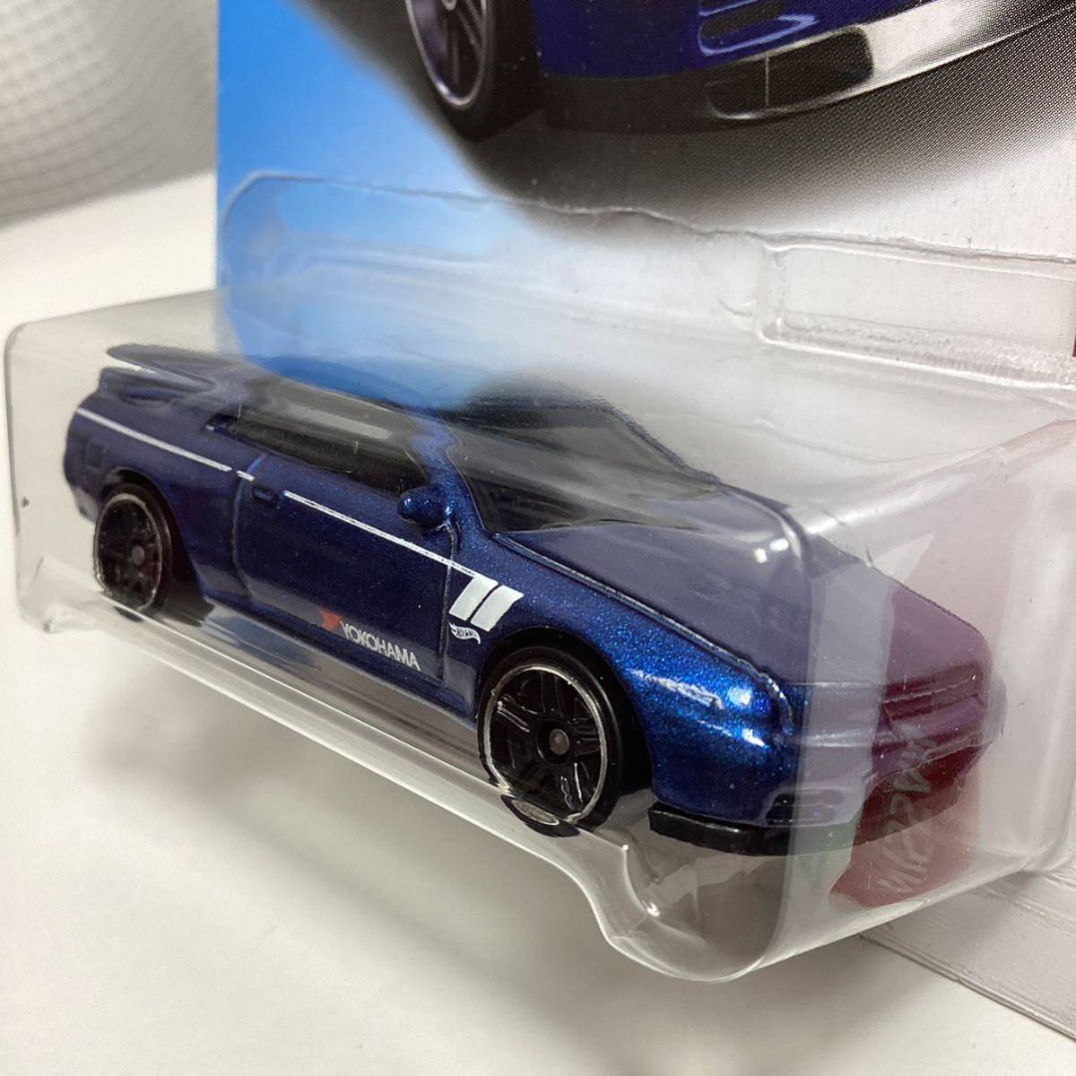 ☆ホットウィール☆ ニッサン　スカイライン　GT-R R32 青　Hot Wheels _画像3