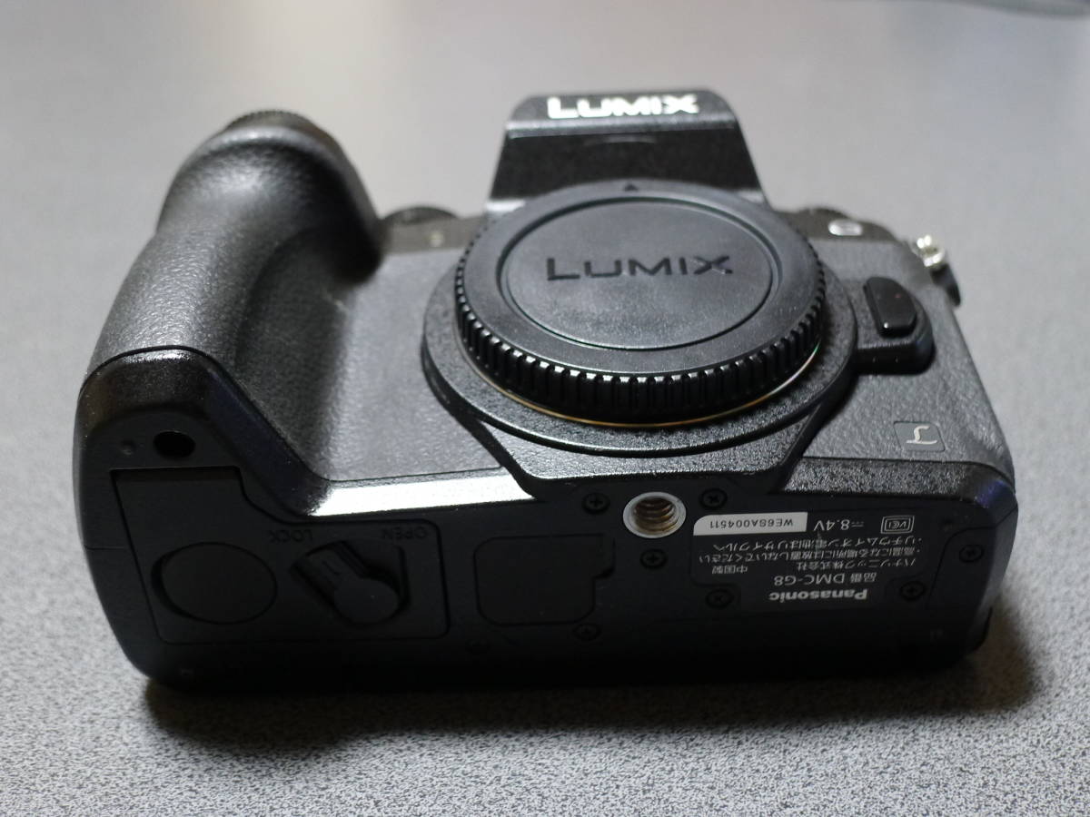 ☆Panasonic LUMIX G8 DMC-G8-K 動作品 パナソニック☆ 充電器欠品 4K動画_画像4