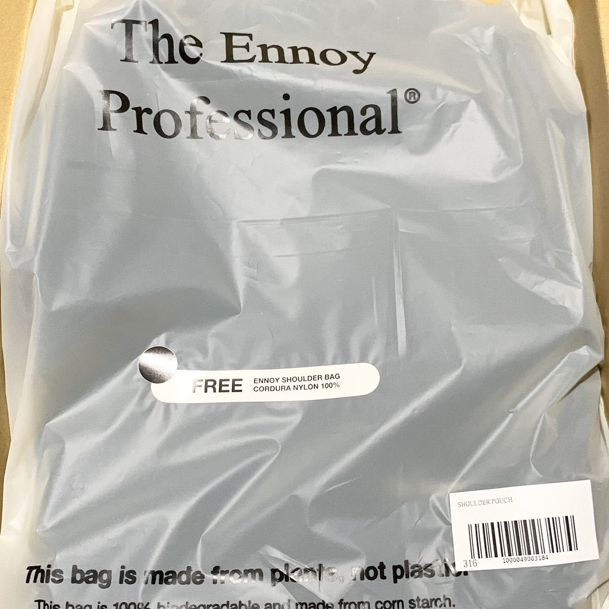 日本王者 送料無料 ENNOY Shoulder Bag エンノイ ショルダー バッグ