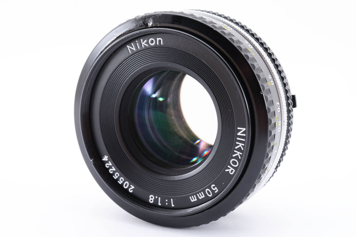 ★良品★ニコン Nikon Ai-S Nikkor 50mm F1.8 金属鏡筒 ★ L880#933939