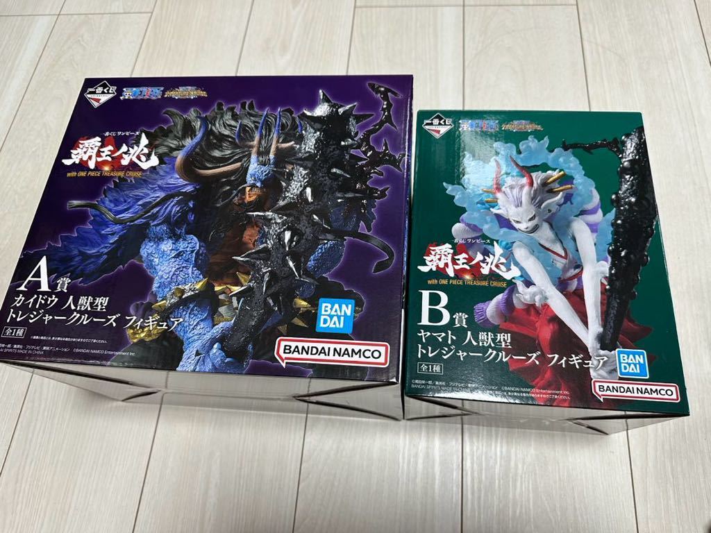 一番くじ ワンピース 覇王ノ兆 [A賞 カイドウ 人獣型][B賞 ヤマト 人獣型] 2体セット 開封品　トレジャークルーズ