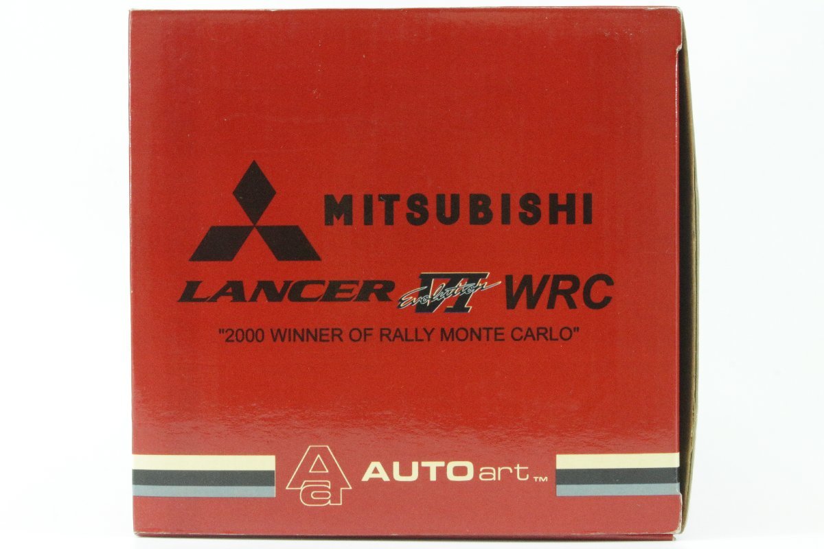 auto art/オートアート 〇 1/18 MITSUBISHI LANCER EVOLUTION Ⅵ WRC 2000 WINNER OF RALLY MONTE CARLO ミニカー 〇 #5428_画像7