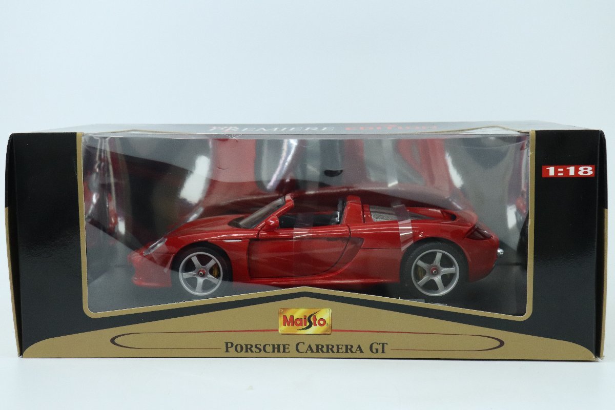 Maisto/ Maisto * 1/18 premium edition Porsche Carrera GT red die-cast minicar 36665 * #5481