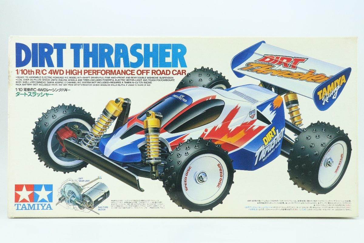 ●1円～【未組立】 TAMIYA/タミヤ ◎ 1/10 電動RC 4WD レーシングバギー ダートスラッシャー 58160 ◎#5558_画像1