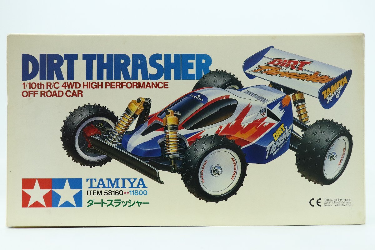 ●1円～【未組立】 TAMIYA/タミヤ ◎ 1/10 電動RC 4WD レーシングバギー ダートスラッシャー 58160 ◎#5558_画像2