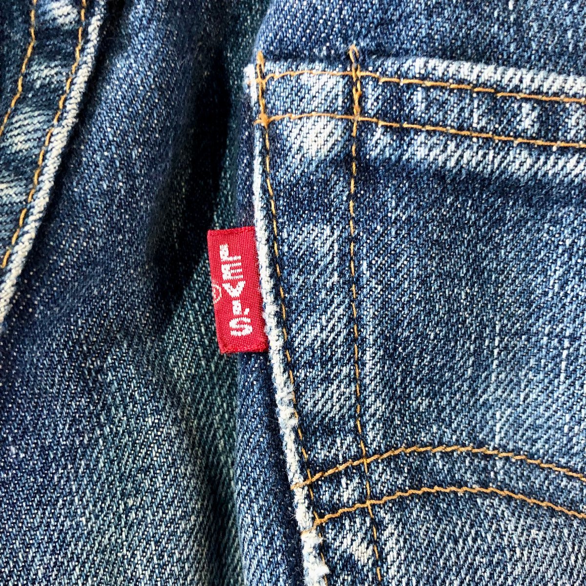 ★LEVI'S リーバイス 502 W29 レギュラーストレート TALON ヴィンテージ 復刻 BIGE 赤耳 J22 ジーンズ デニム メンズ 0.73kg★_画像8