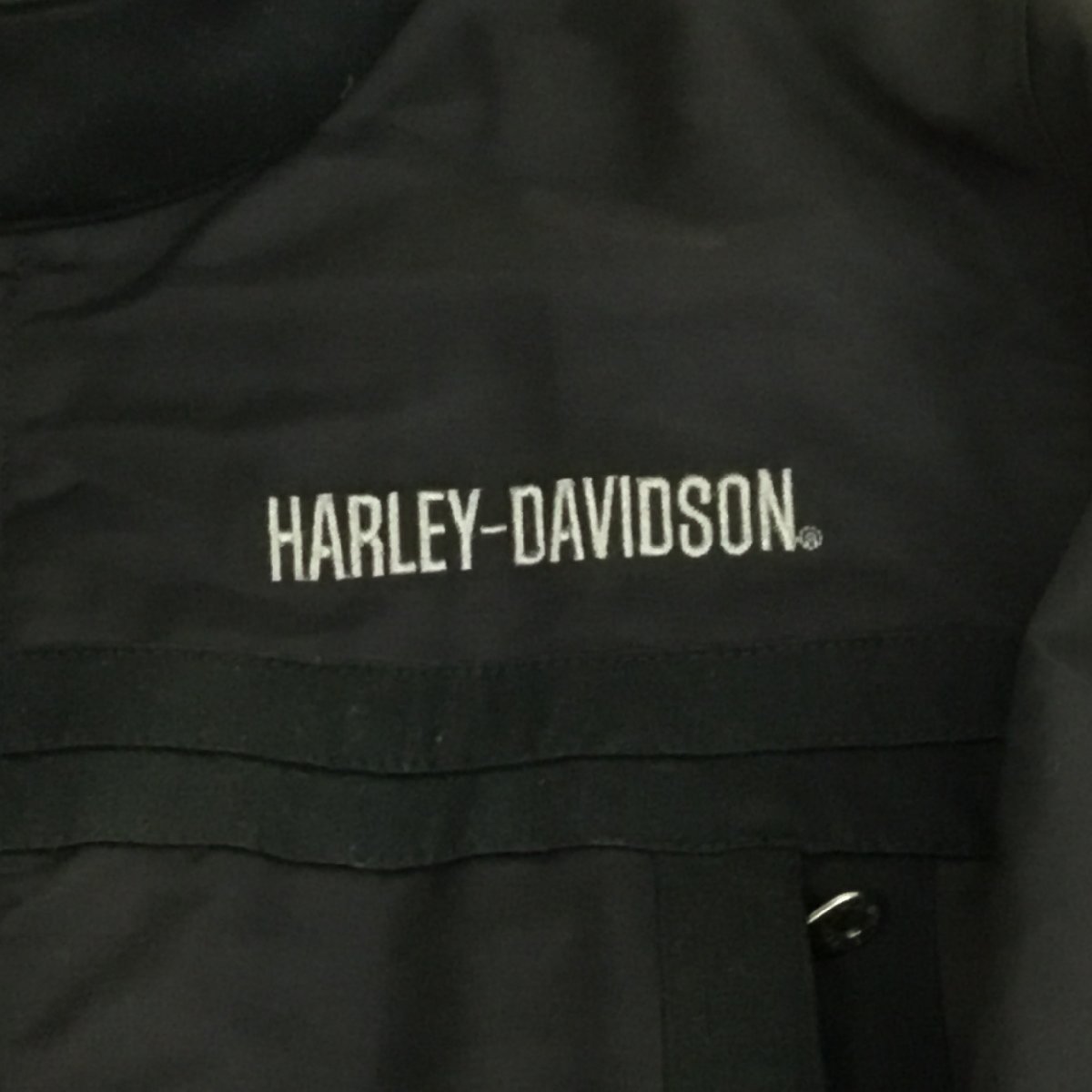 ■HARLEY-DAVIDSONハーレーダビッドソン シューティングジャケット ブルゾン コットン メンズ サイズМ ブラック■_画像5