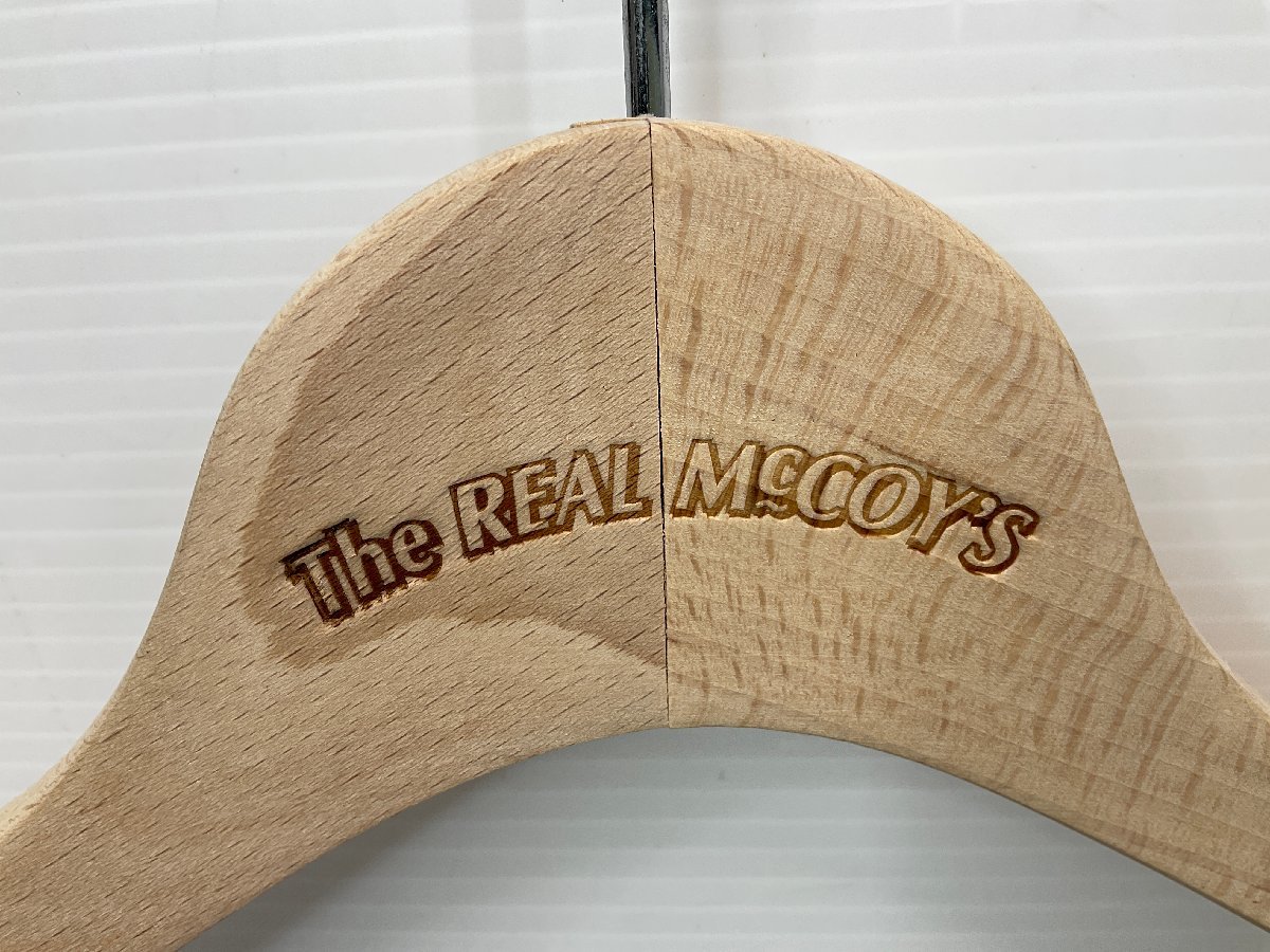 □The REAL McCOY'S∥ザリアルマッコイズ　木製ハンバー　汚れあり　幅42㎝　中古品【現状品】□_画像3