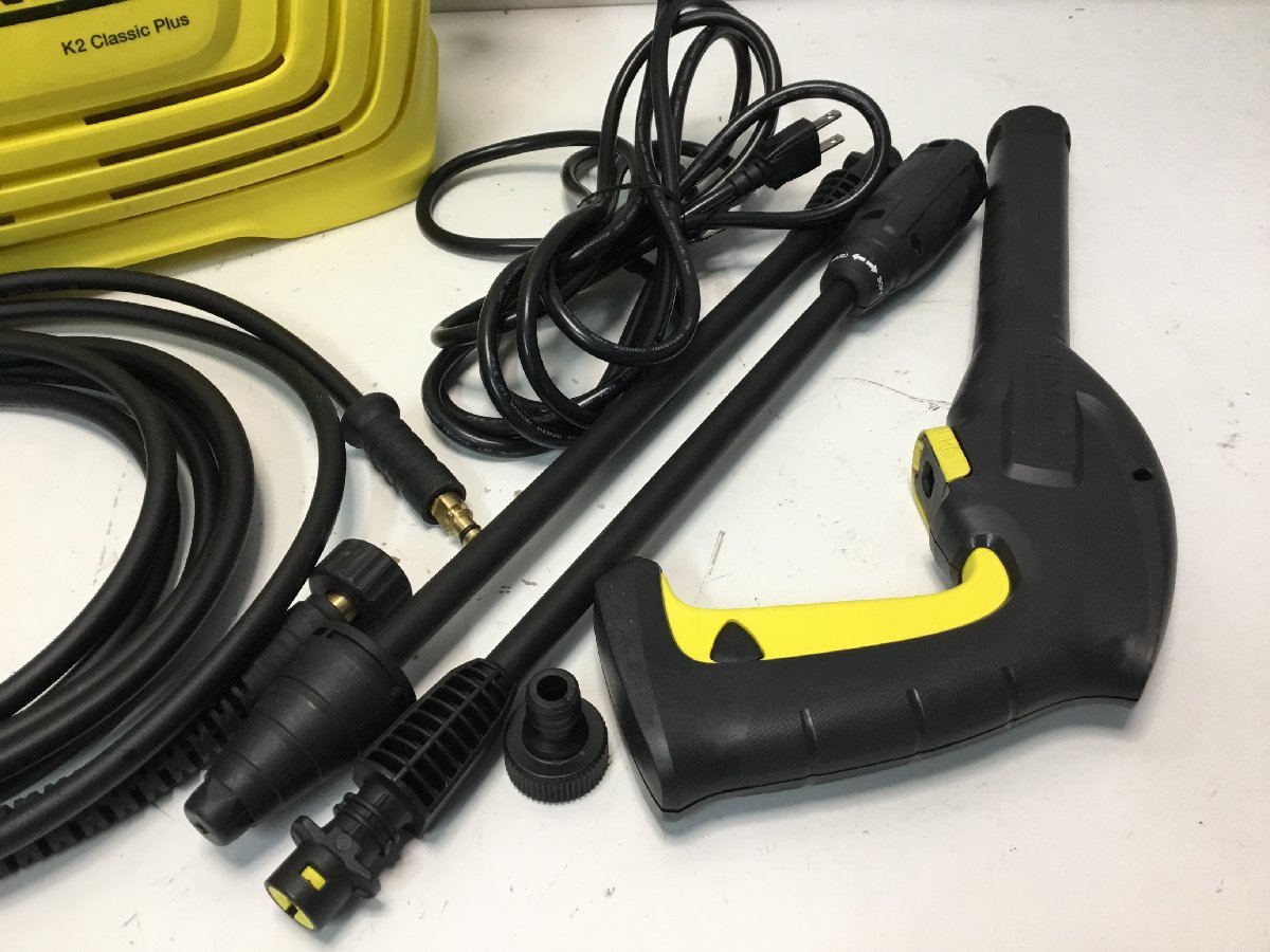 ★KARCHER ケルヒャー K2 Classic Plus 家庭用高圧洗浄機 洗浄 網戸 ポーチ 屋外 現状品4.80kg★_画像5