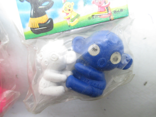 42774 old that time thing ma LUKA Takara character doll ... Chan mini figure doll Dakko-chan eraser new goods unopened 