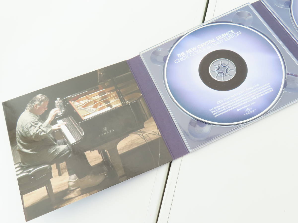 a95【 EU盤 2CD 】 CHICK COREA ＆ GARY BURTON THE NEW CRYSTAL SILENCE 紙ジャケ_画像4