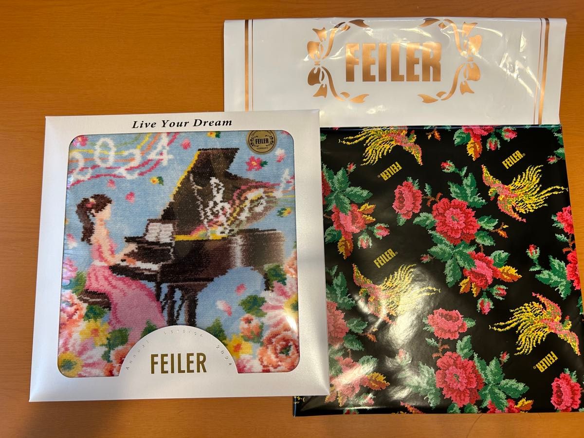 FEILER フェイラー タオルハンカチ 2024 ピアノ 新品未使用 FEILER フェイラー タオルハンカチ 2024 ピアノ 新品未使用