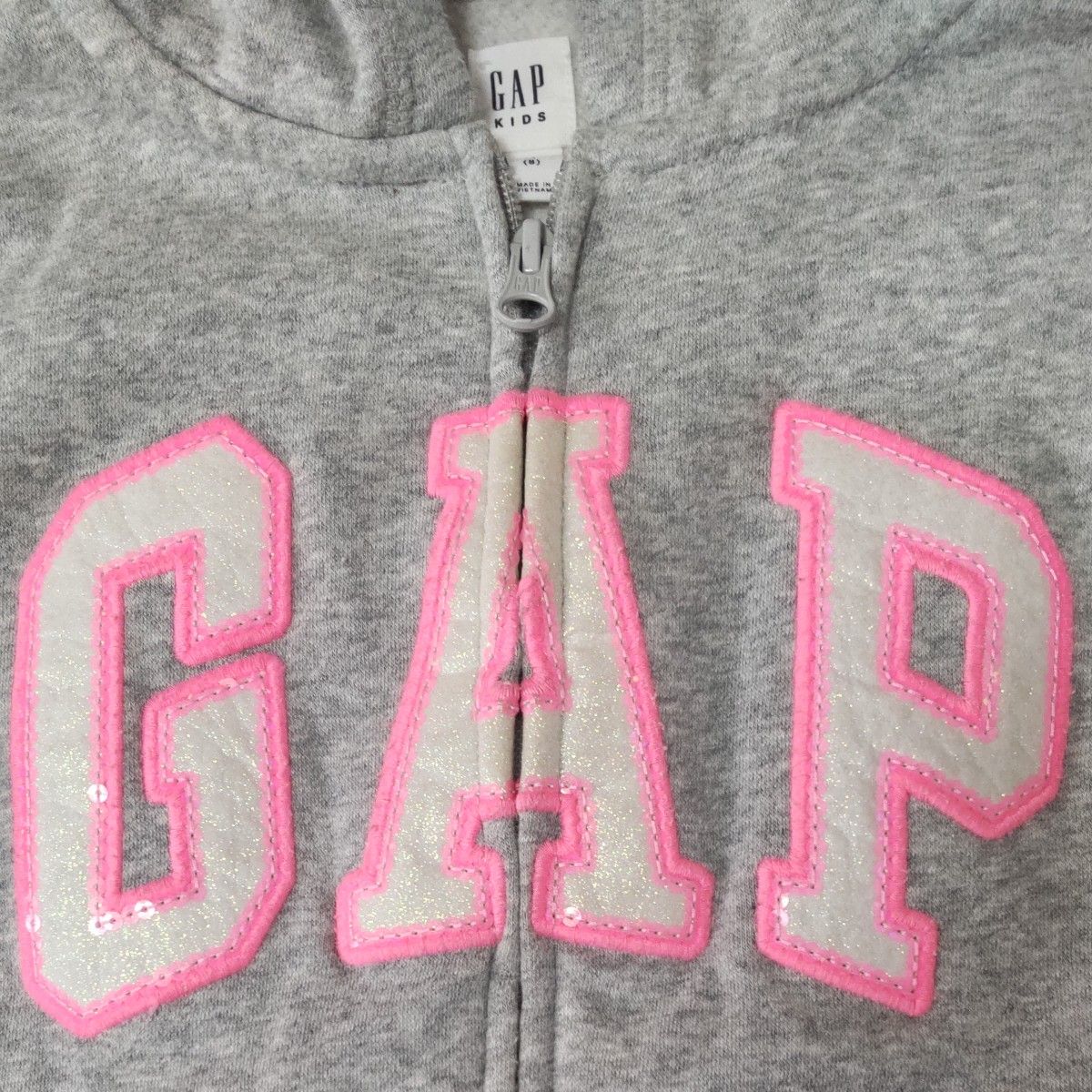 GAP ジップアップパーカー／130サイズ 裏起毛