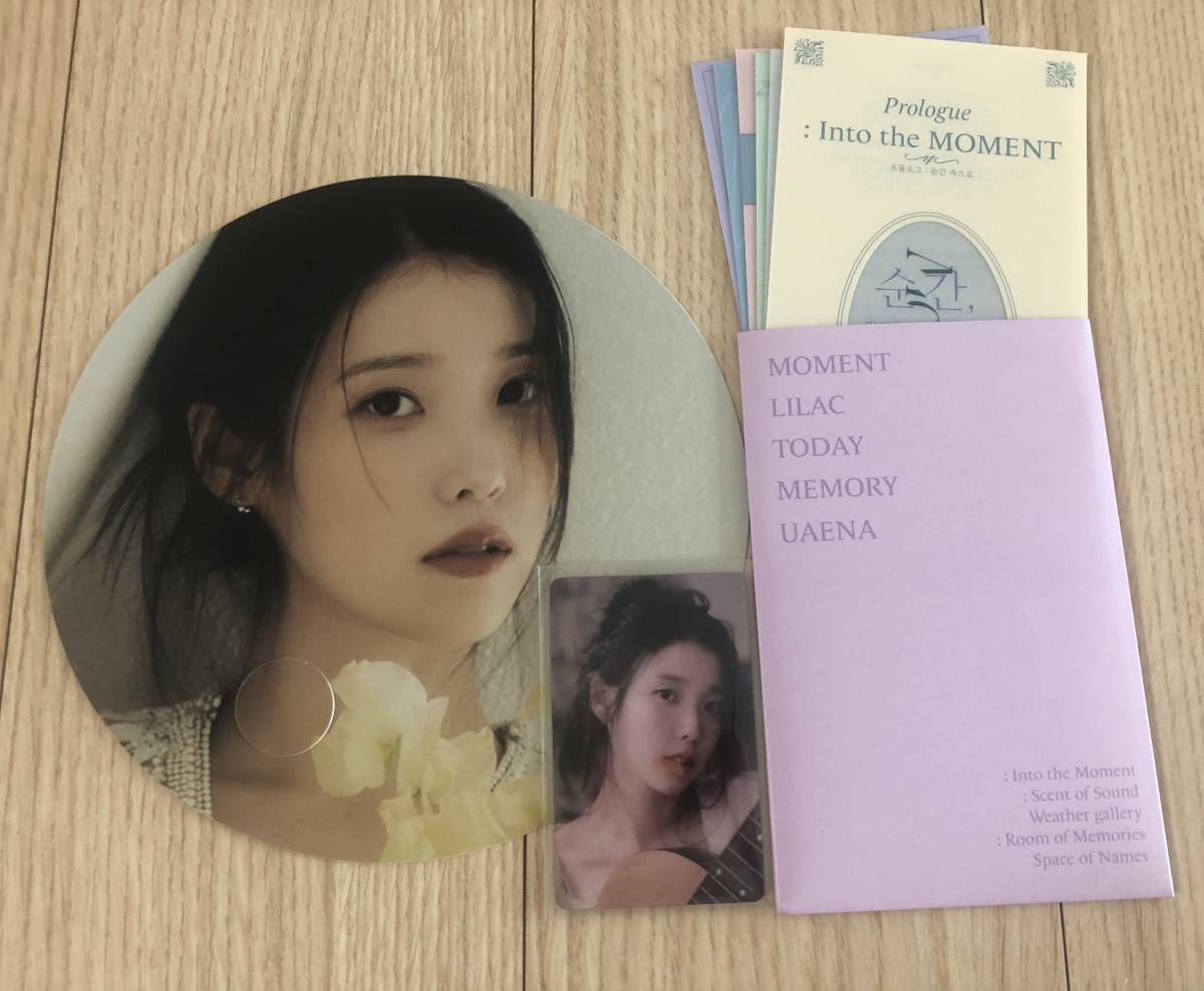 韓国 IU (アイユー) アイユ 2023「瞬間」 展示会特典3種+公式フォトカード5枚_2023「瞬間」 展示会特典3種