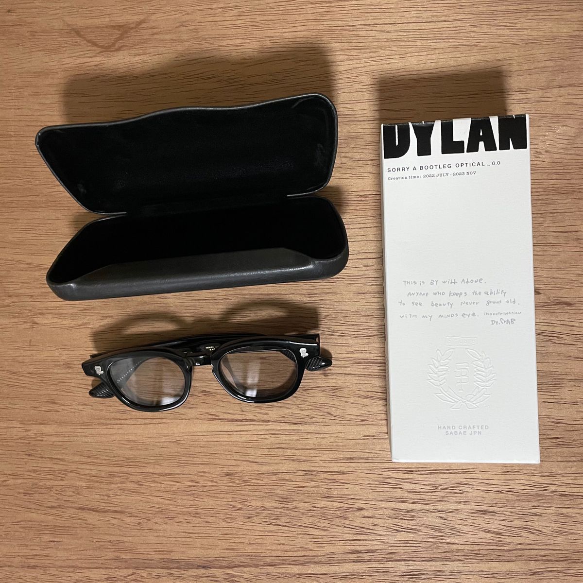 SORRY A BOOTLEG OPTICAL 6 0「 DYLAN 」BLACK MEDIUM / SMOKE SORRY A BOOTLEG OPTICAL 6 0「 DYLAN 」BLACK MEDIUM / SMOKE