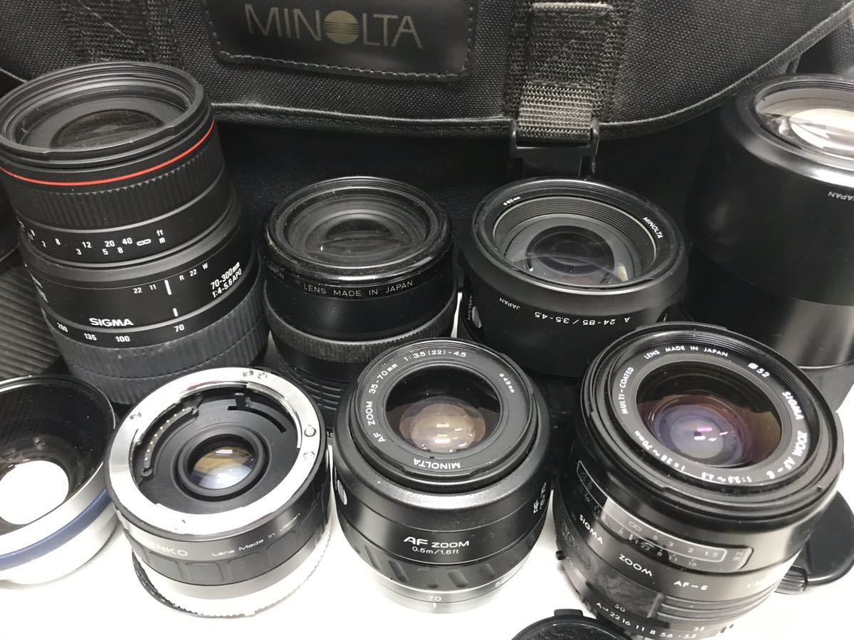 MINOLTA TAMRON SIGMA PENTAX SONY Canon ミノルタ キャノン シグマ カメラレンズ カメラバッグ まとめ売り 現状品 大量 0108-9_画像6