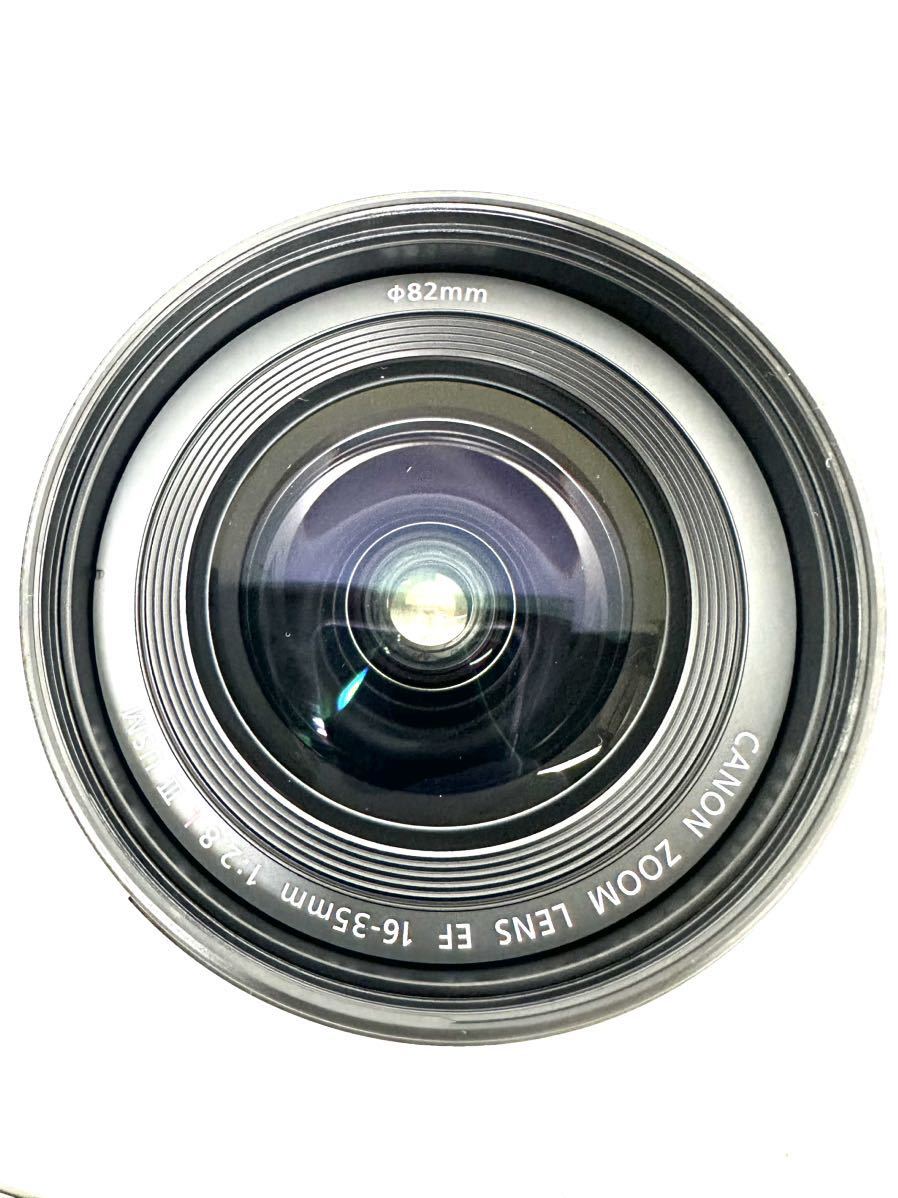 CANON LENS EF 16-35mm 1:2.8 L Ⅲ USM φ82mm キャノン キヤノン カメラレンズ オートフォーカス 箱付き 付属品有 動作品 O81-7_画像4