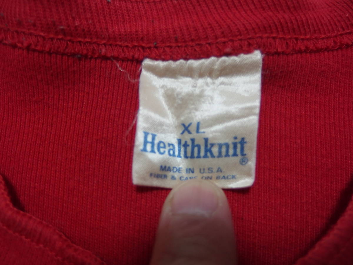 Healthknit　　ヘンリーネック長袖シャツ　アメリカ古着　ビンテージ_画像3