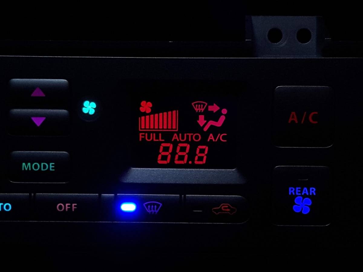 ★☆エブリイワゴン DA64W 後期5型 4WD エアコンスイッチパネル 7色LED打ち替え品☆★_画像8