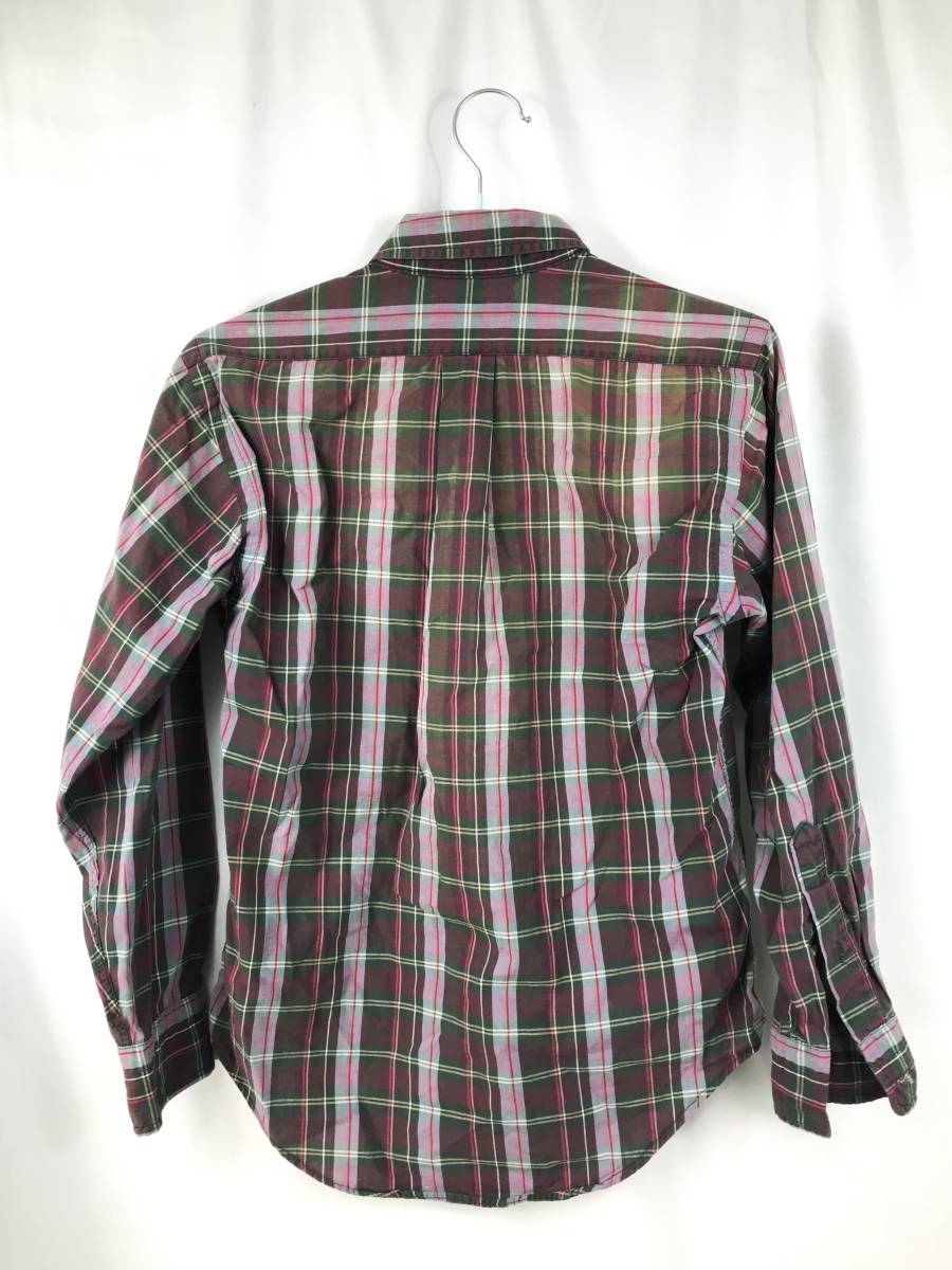 ラルフローレン　チェックシャツ　メンズ　トップス　ネルシャツ　チェック柄　サイズ14　　JTB-155_画像3