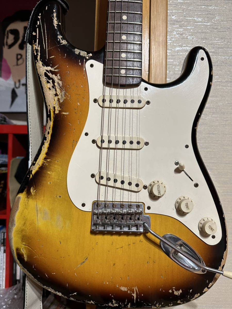 Fender Custom Shop 1959 Stratocaster Heavy Relic Aged 3-Tone Sunburst 最終値下げ_画像6