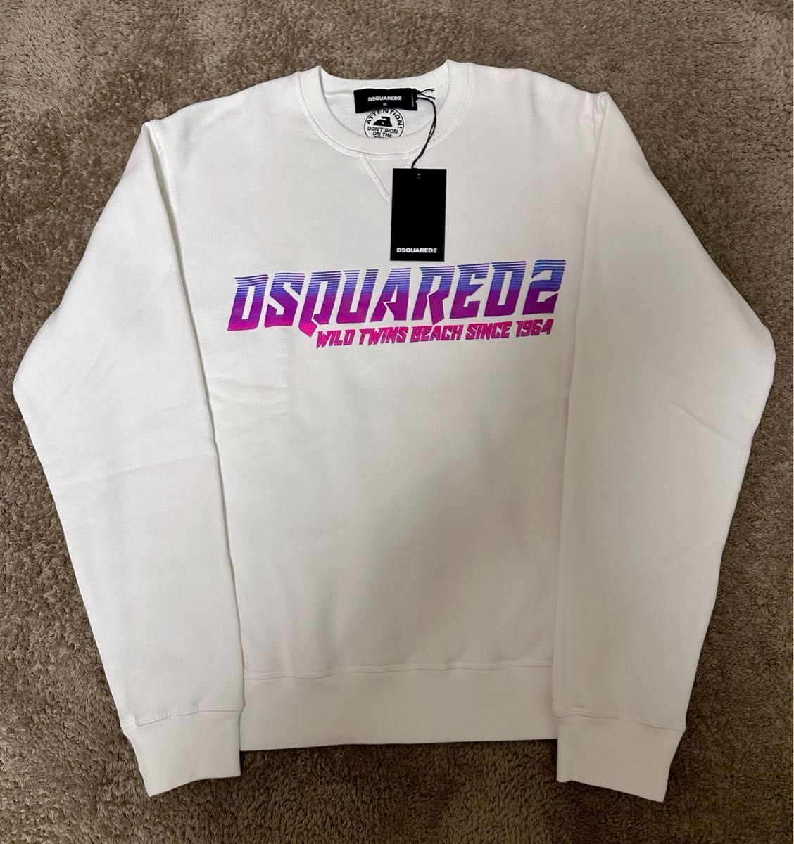 D SQUARED2* ディースクエアード ロゴ スウェット クルーネック 正規品】 新品ディースクエアード トレーナー DSQUARED2