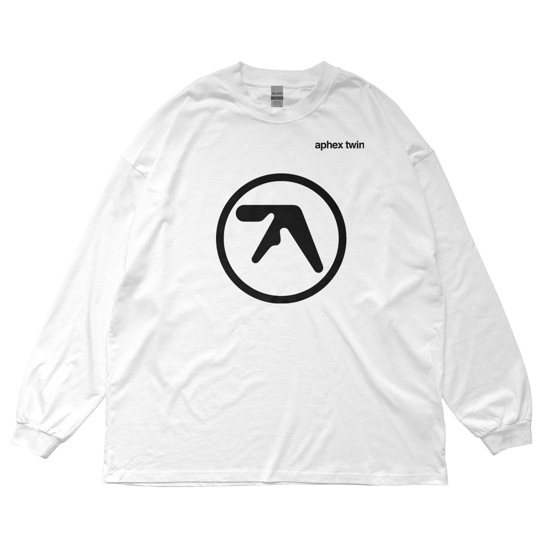 L Aphex Twin エイフェックスツイン ロングスリーブ ロンT 白_画像1