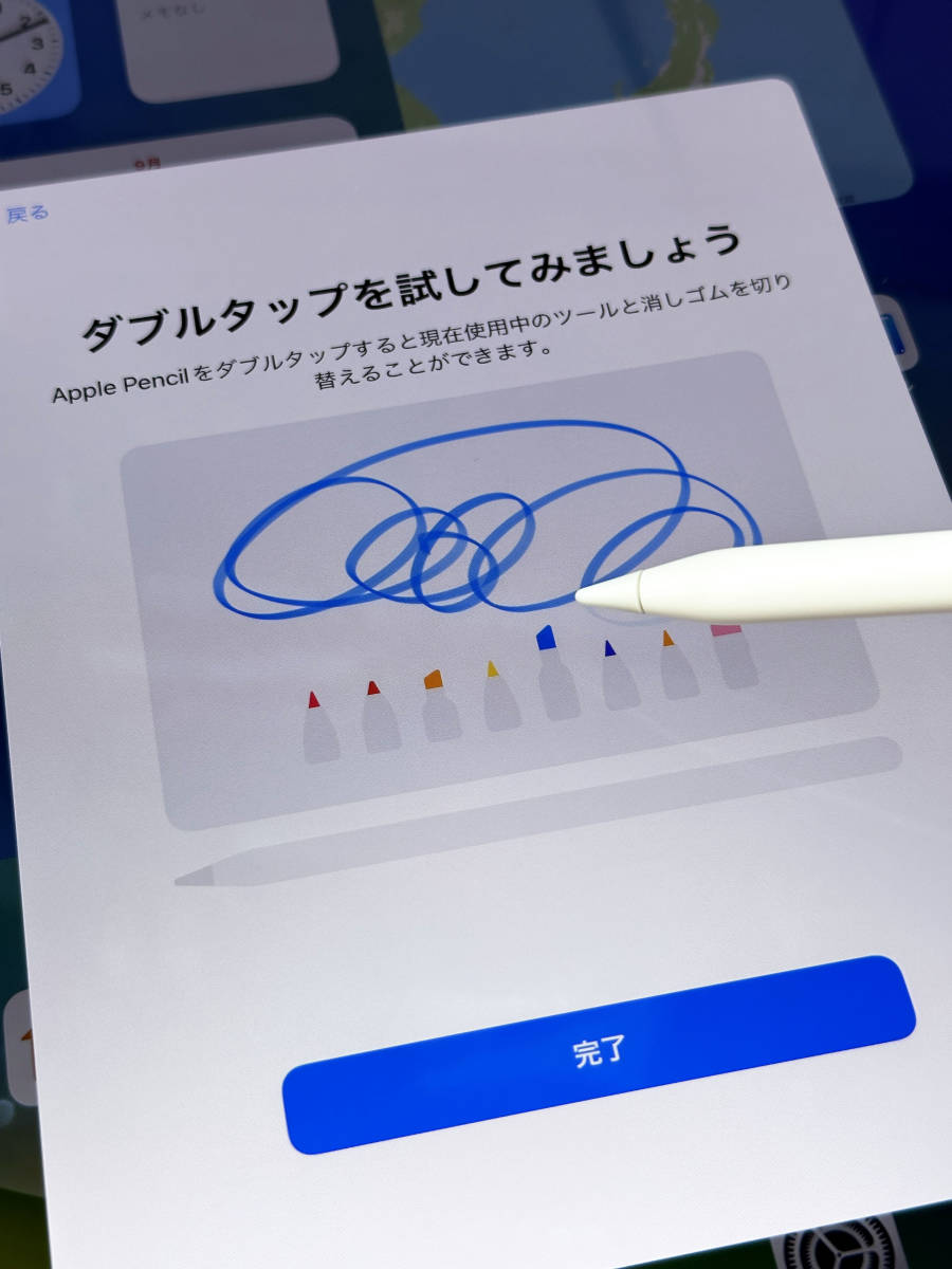 ★☆【美品】Apple Apple Pencil 第2世代 MU8F2J/A 付属品全て有り+純正交換用チップ(MLUN2AM/A) 動作チェック済み☆★_動作チェック済みです