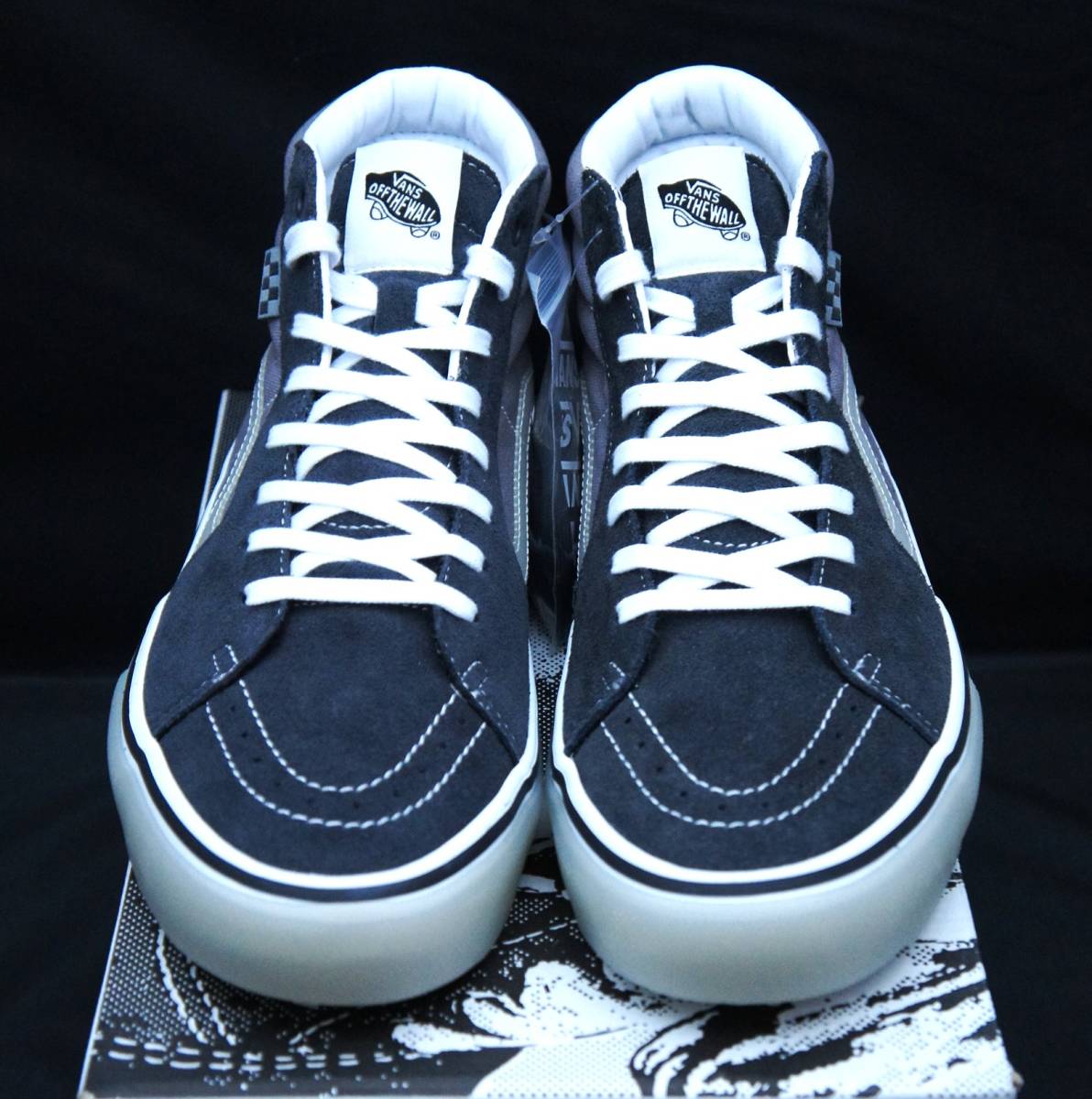 SALE！【新品】US11 29cm VANS バンズ SKATE SK8-HI スケート スケート ハイ TRANSLUCENT RUBBER GREY 国内正規品_画像4