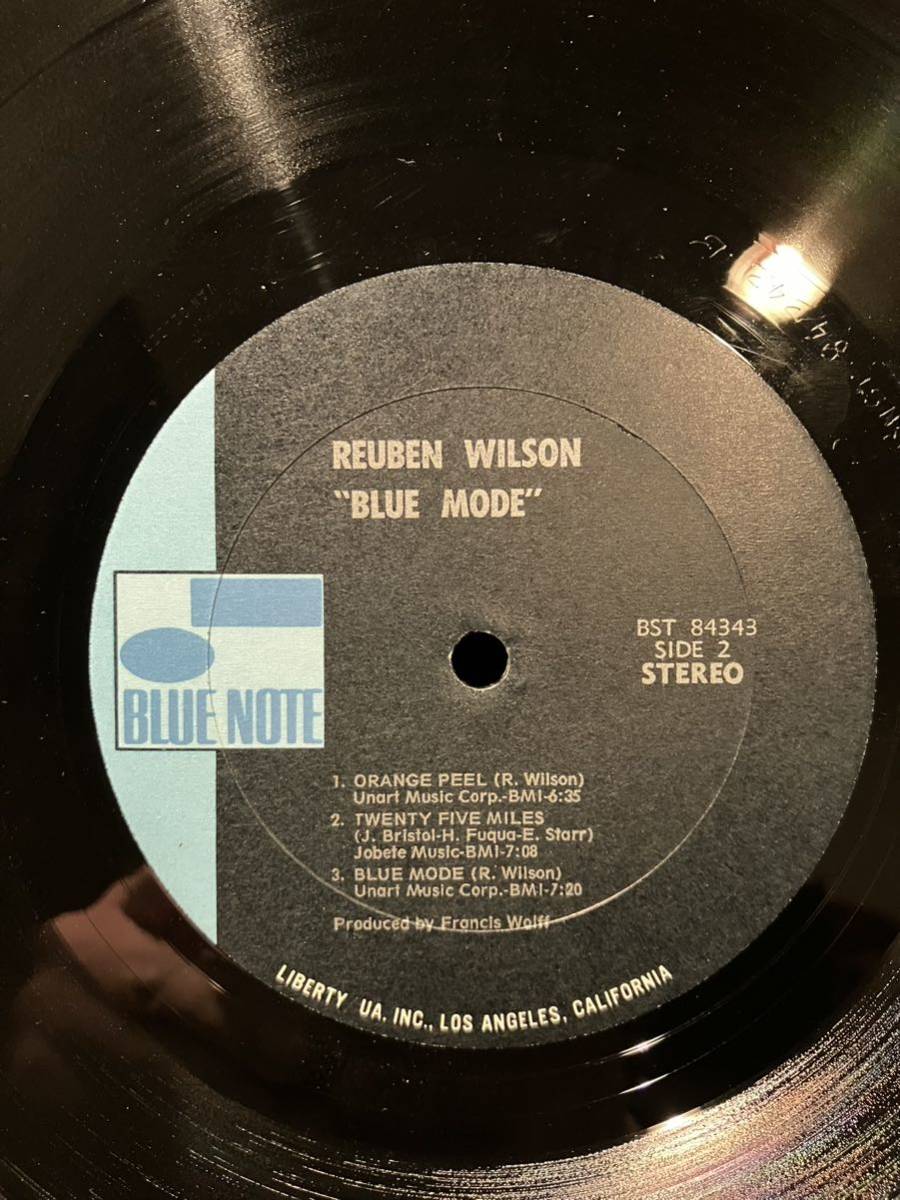 USオリジナル　Reuben Wilson Blue Mode ブルーノート　Blue Note_画像4