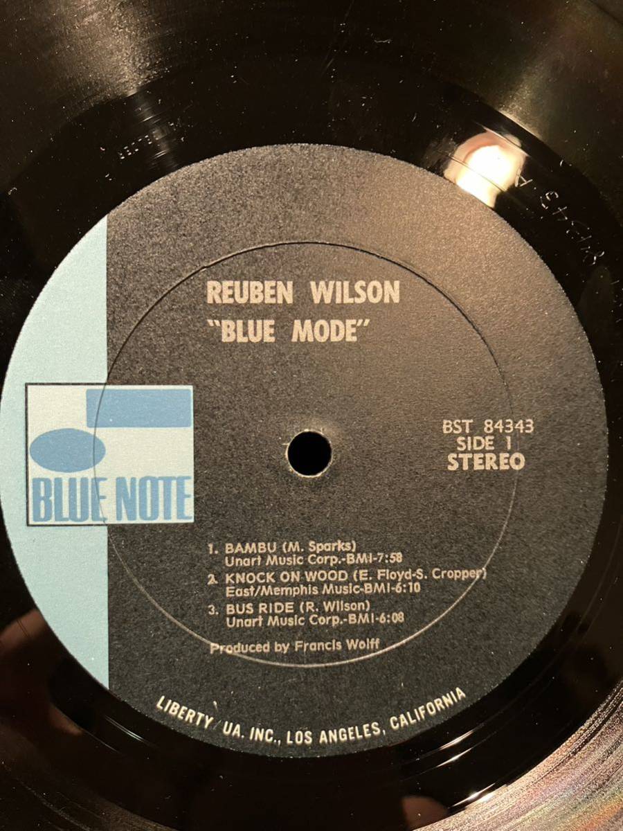 USオリジナル　Reuben Wilson Blue Mode ブルーノート　Blue Note_画像3