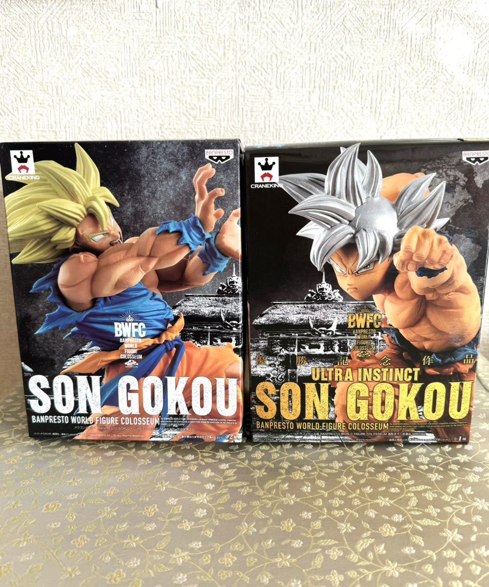 ドラゴンボールZ BANPRESTO WORLD FIGURE COLOSSEUM 造形天下一武道会 孫悟空 BWFC フィギュア 2点　未開封_画像1