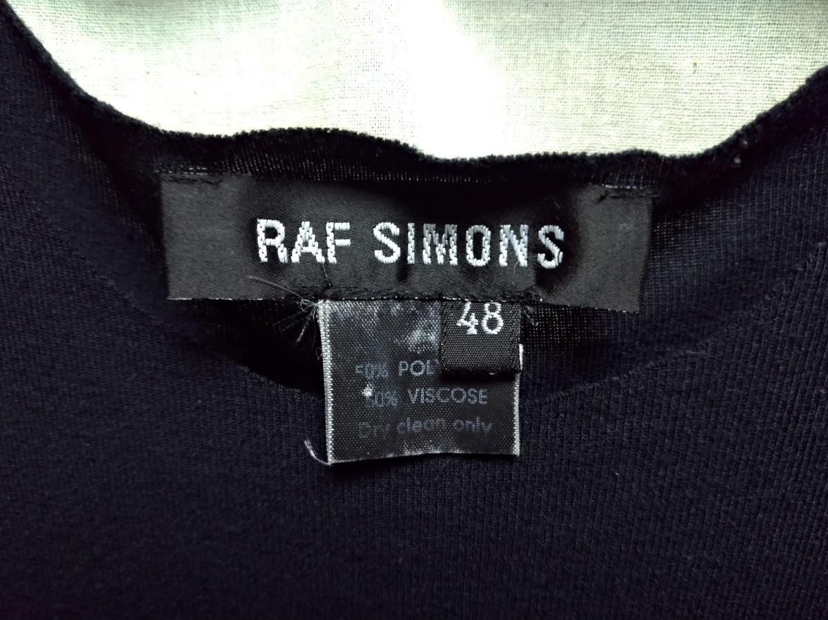 最初期 ラフシモンズ ノースリーブ カットソー タンクトップ アーカイブス シャツ Tシャツ