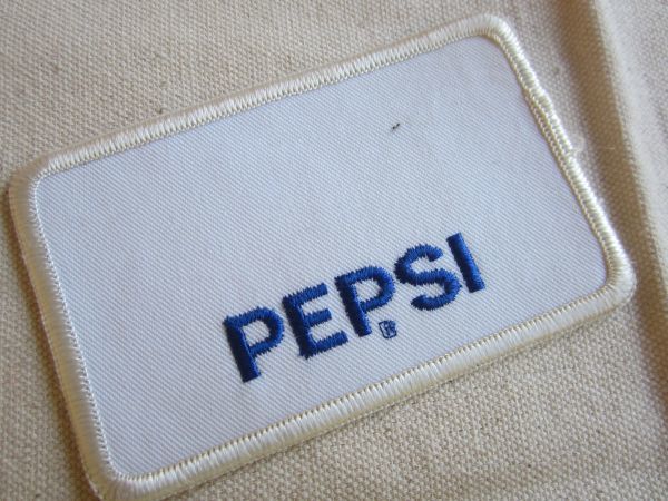 ビンテージ ペプシ コーラ PEPSI Cola 飲み物 刺繍 ワッペン/アメリカ USA ビンテージ パッチ シャツ 企業 アメカジ カスタム 古着 226の画像2
