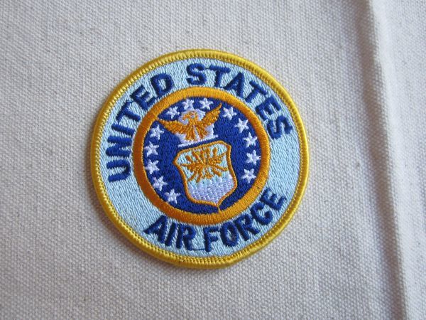 ミリタリー UNITED STATES AIR FORCE アメリカ軍 アメリカ空軍 紋章 ワッペン/パッチ カスタム 国家 米国 古着 サバゲー 253_画像3