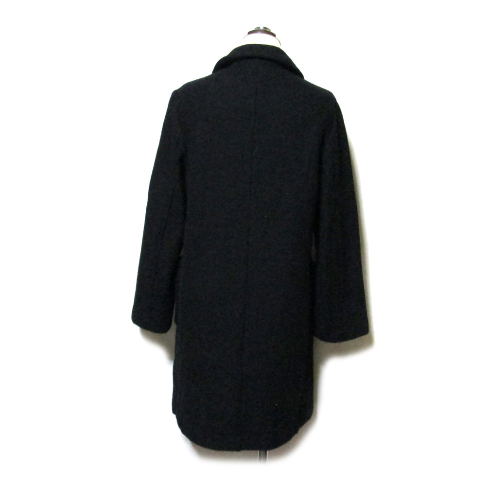 tricot COMME des GARCONS Toriko com te girl so2009 circle collar wool long coat 136663-q