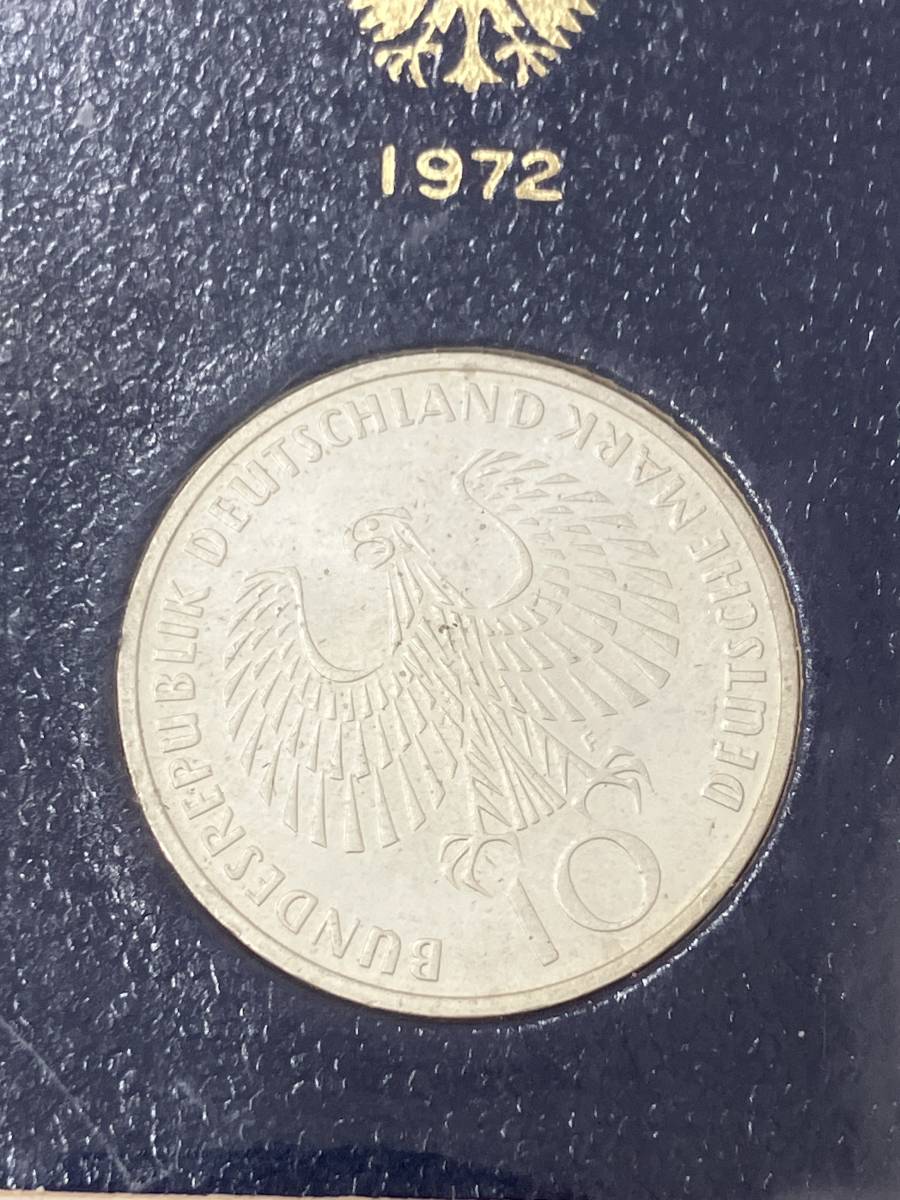 1972年　ドイツ　ミュンヘンオリンピック銀貨10マルク　_画像2