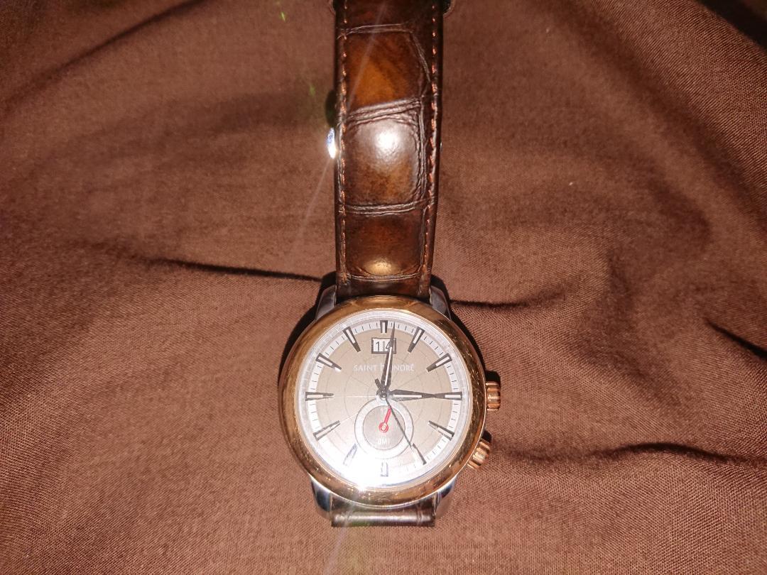 『5年保証』 5610円 SAINT HONORE 「ORSAY」 GMT機能付き 美品 箱付き - その他 その他