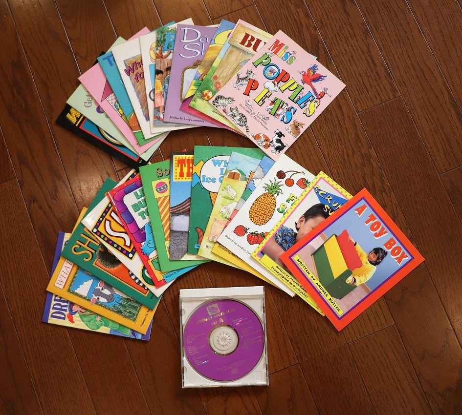 **[ out of print ]... 7 rice field type children's English research place LITARACY LINKS A,B,C,D *Storyteller* English picture book 96 pcs. *CD4 sheets * right .... study intellectual training **