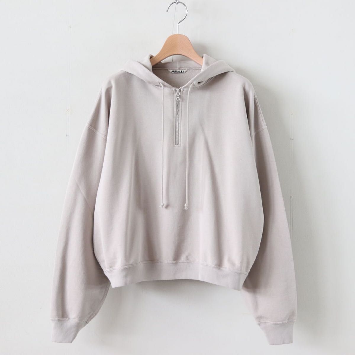 AURALEE SUPER SOFT SWEAT BIG P/O PARKA  