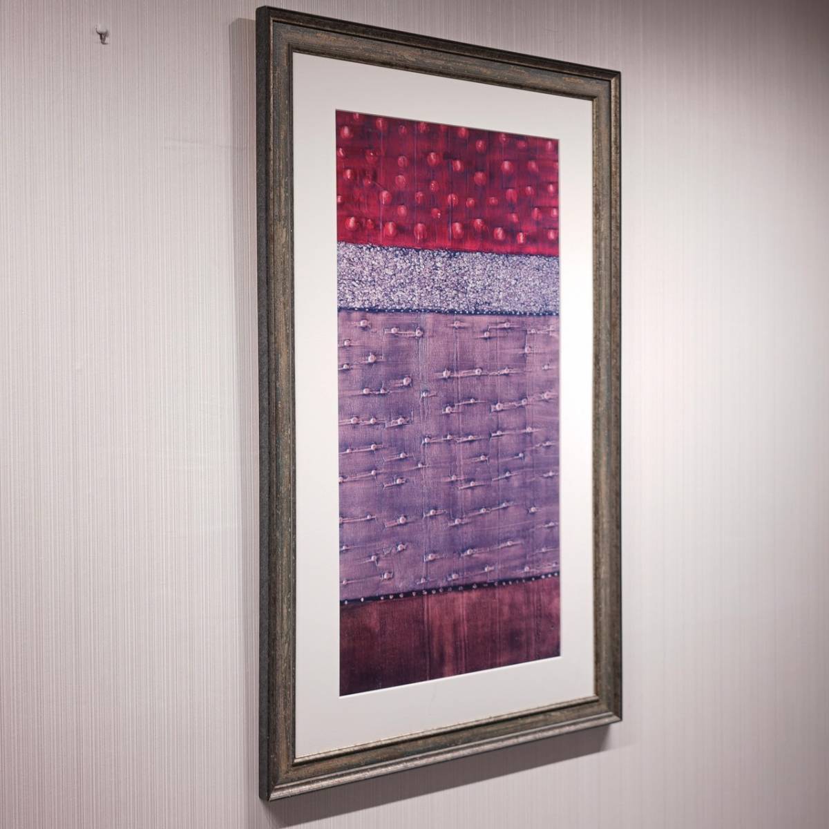 タイムセール商品 Bello´s Art 抽象画 プリントアート 大型 100×70 アート 現代アート 壁掛け モダン 北欧 ミッドセンチュリー 紫